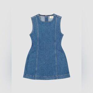 DL1961 Girls betty Blue Denim western jean Dress cowgirl Americana rodeo small